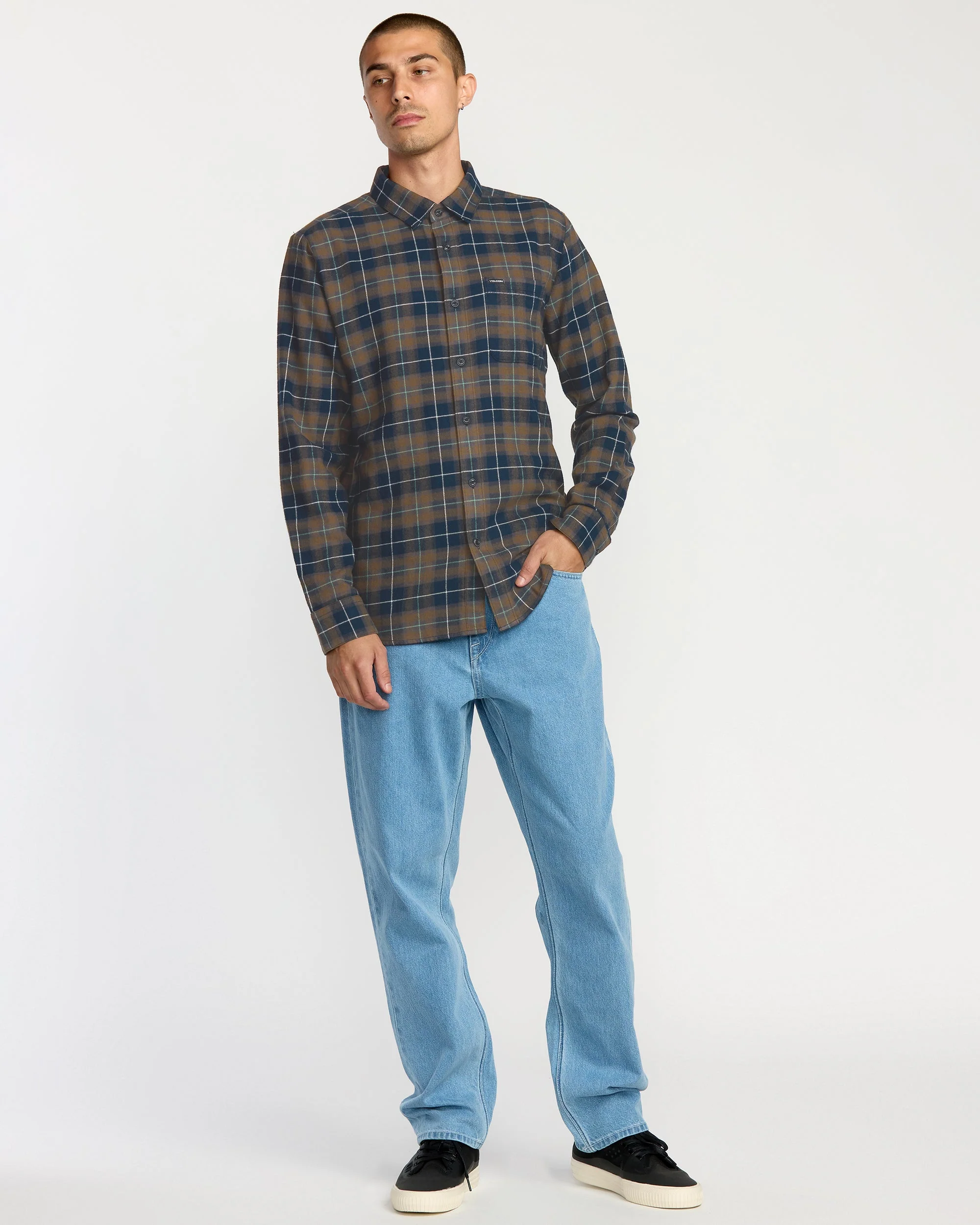 Caden Plaid Ls - Image 4