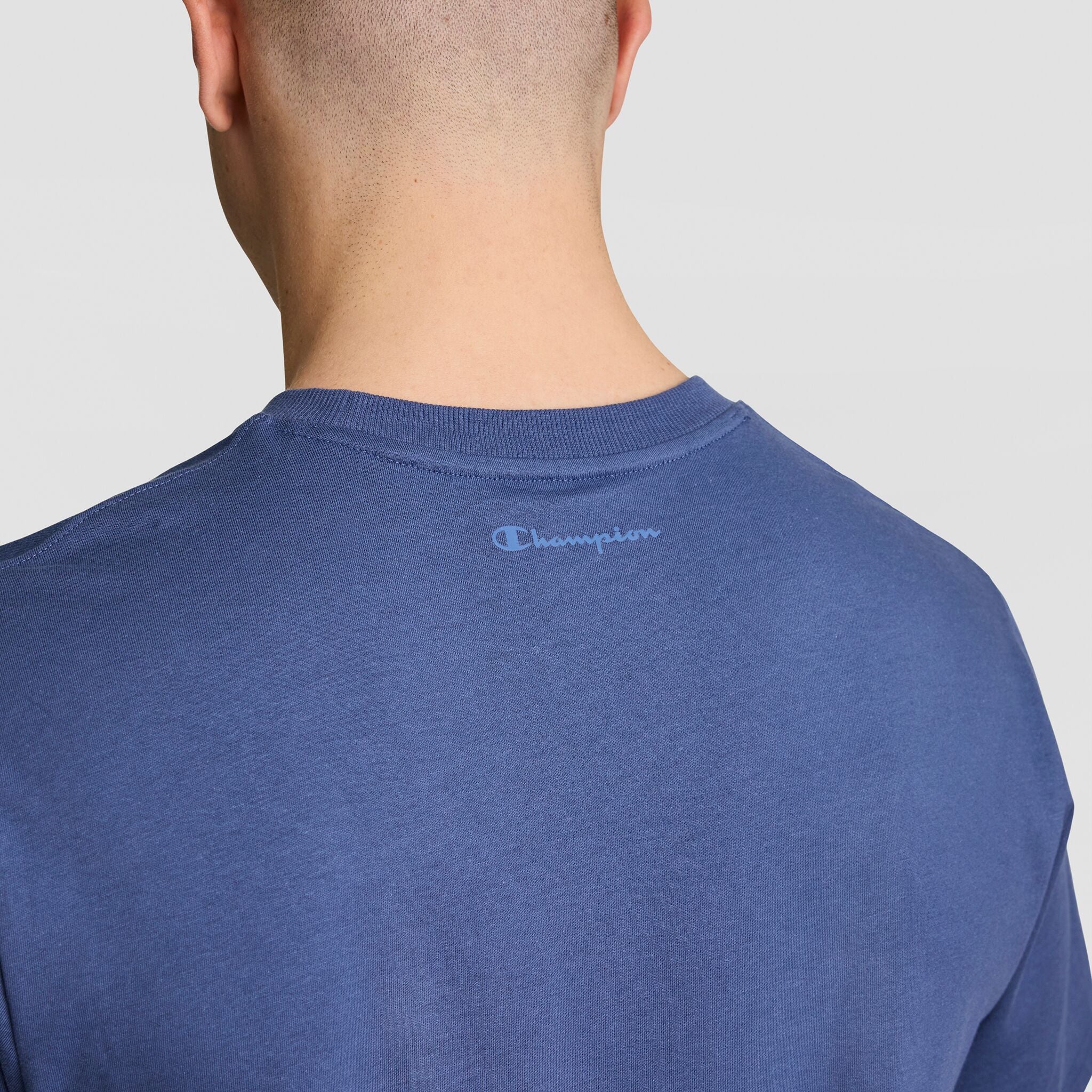 Classic Graphic T-Shirt, Tonal Script Logo - Image 3