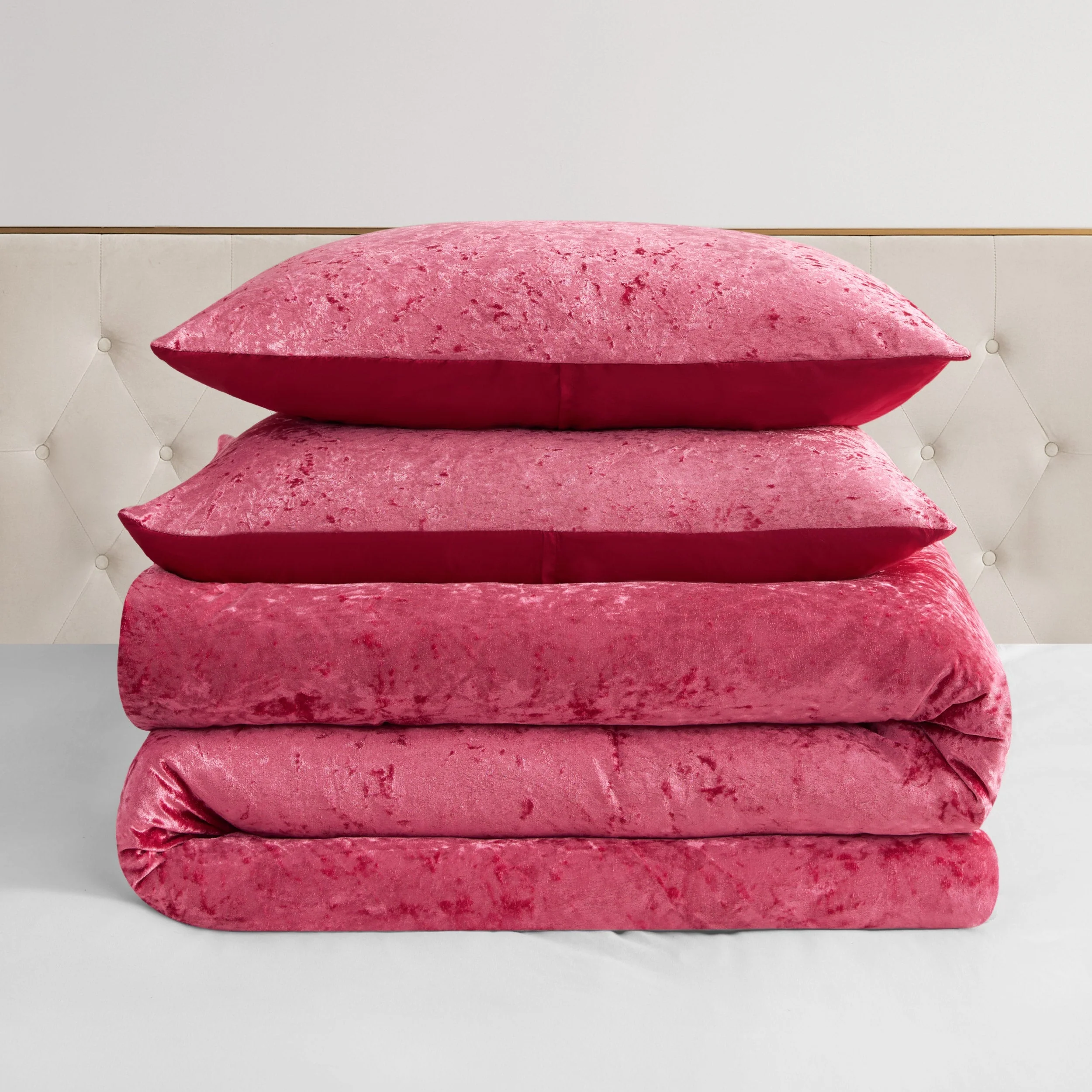 Crushed Velvet Comforter Set - Image 5