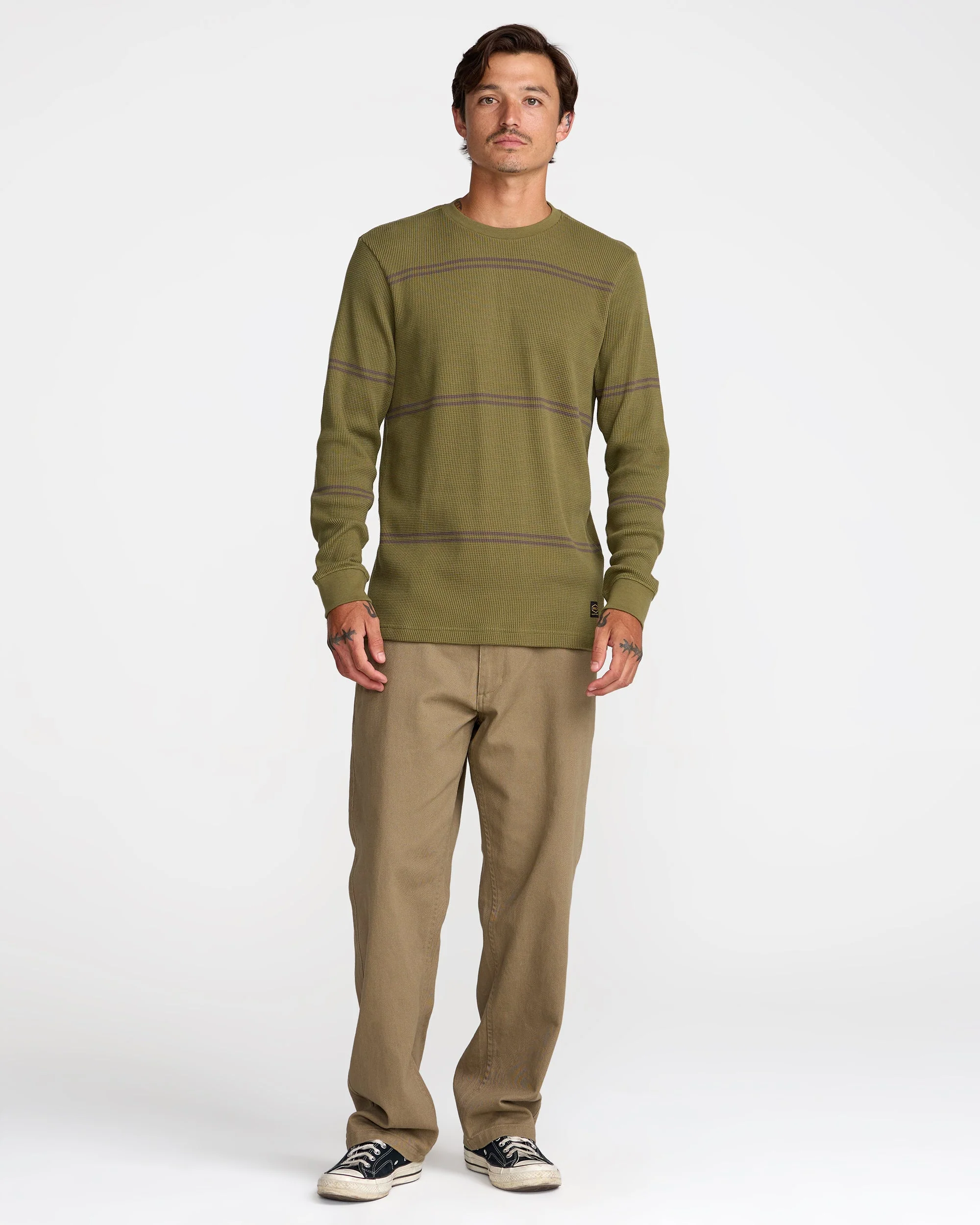 Dayshift Long Sleeve Stripe Thermal - Image 5