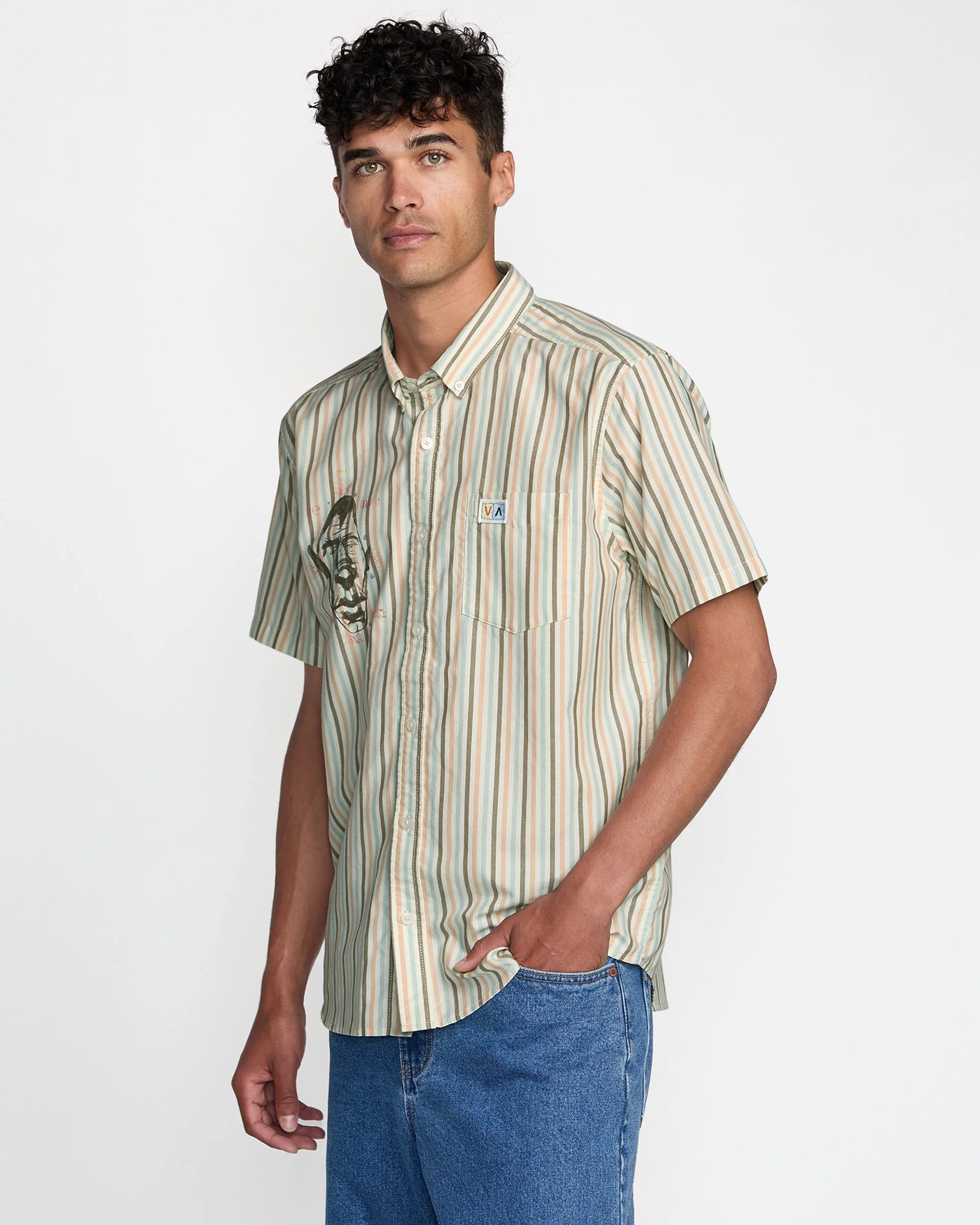 Jacobs Archive Stripe Short Sleeve Shirt - Image 5