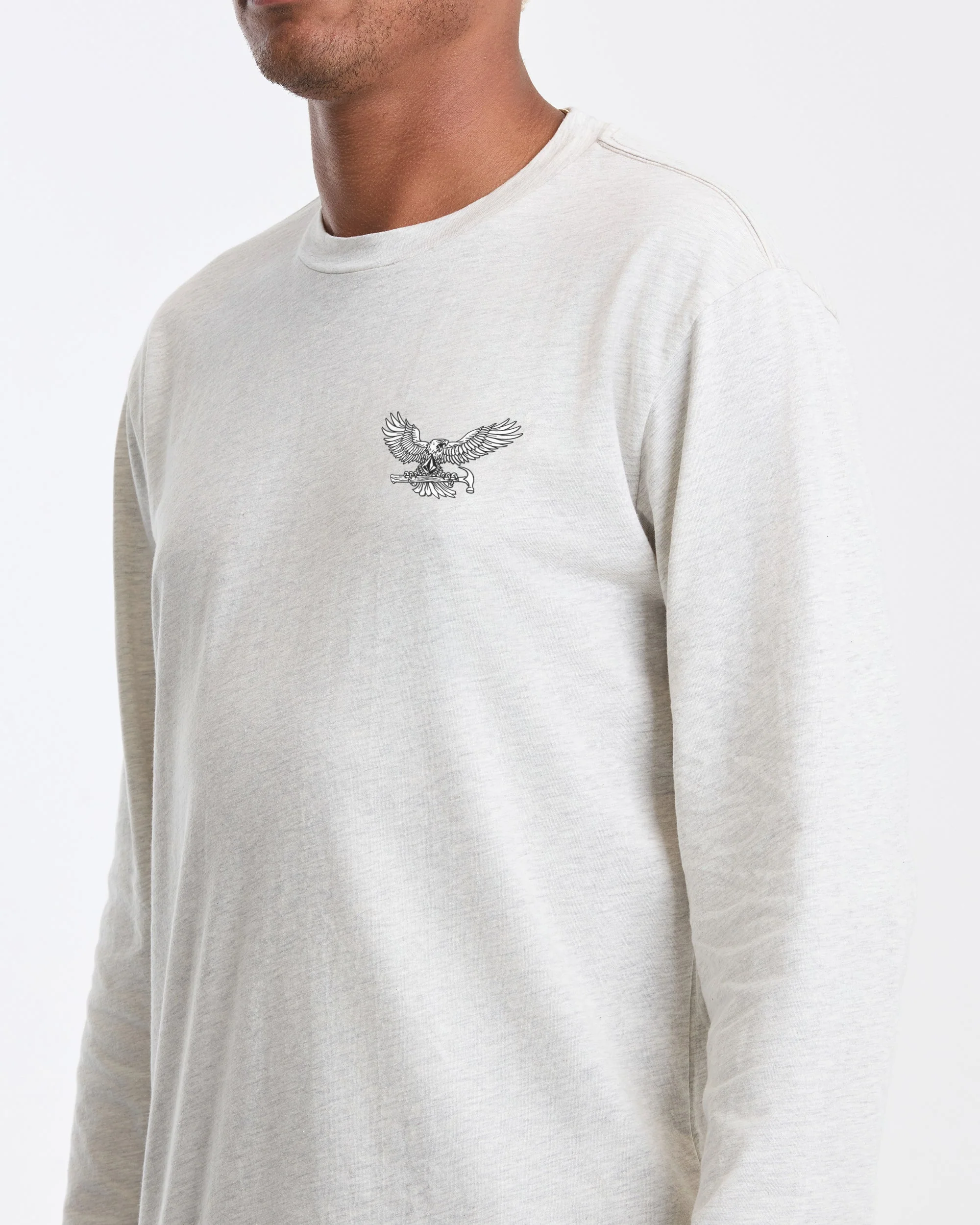Men's Hammered Long Sleeve Tee - Image 3