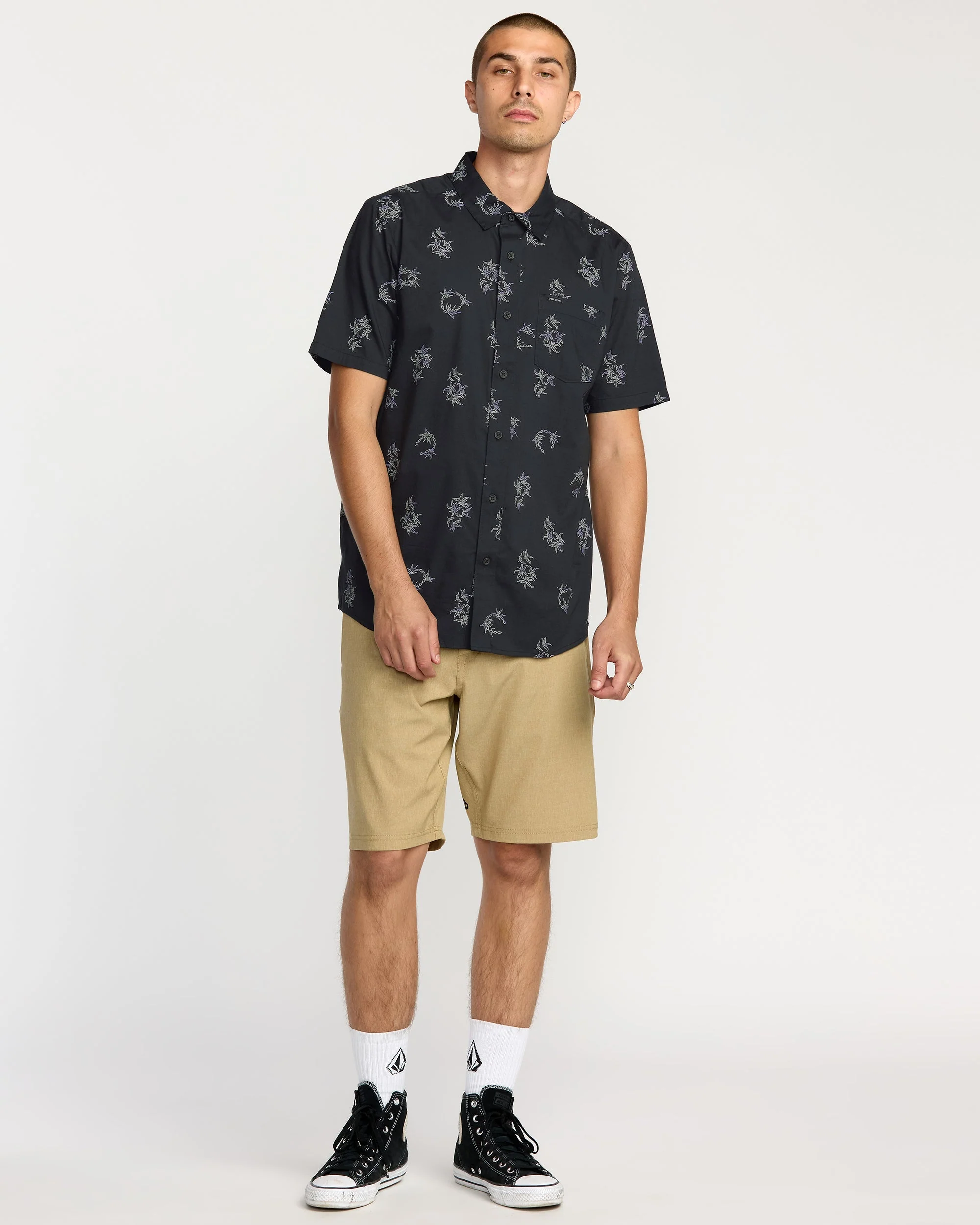 Men's Scaler Stone Woven Short Sleeve Shirt - Image 5