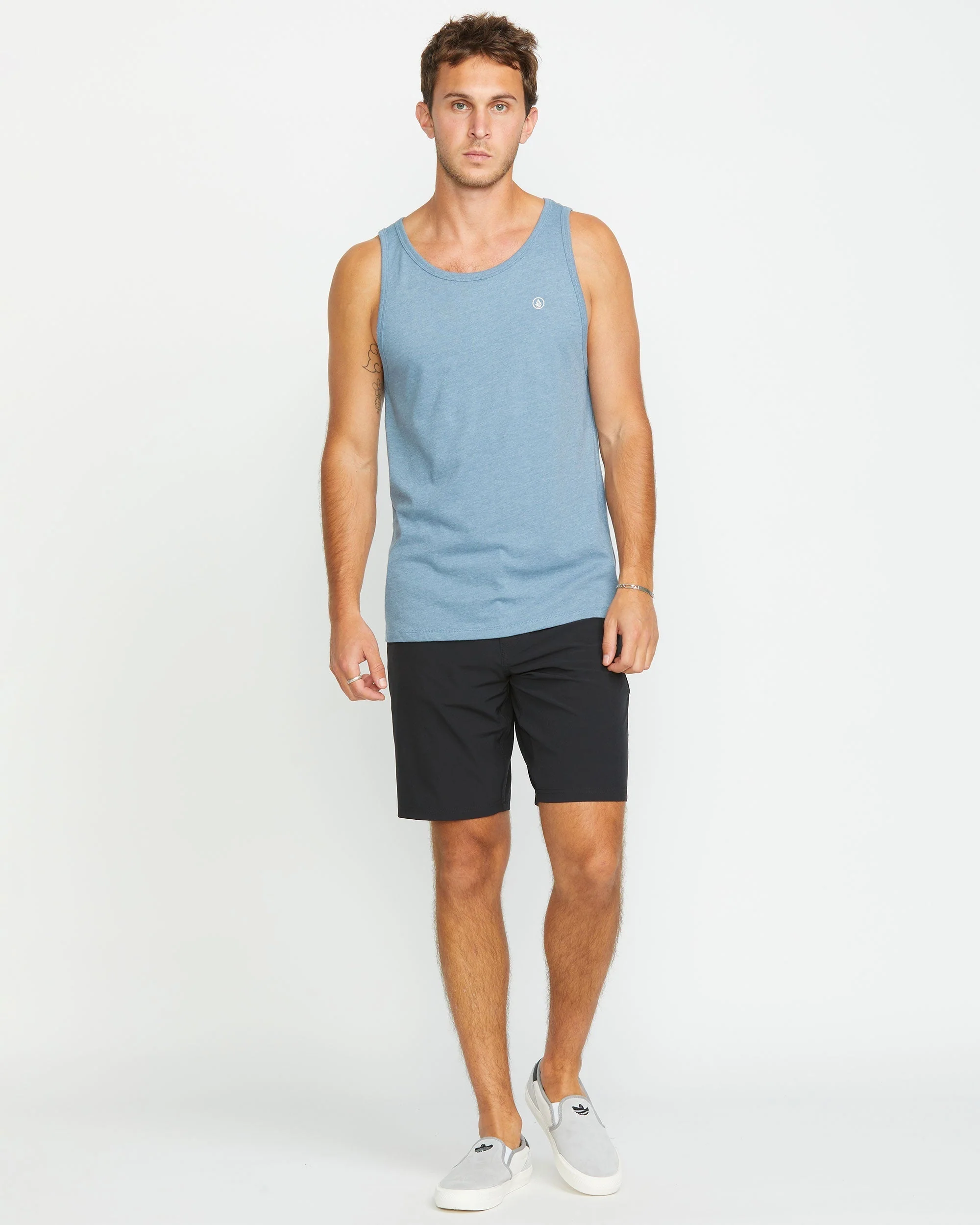 Men's Solid Heather Tank - Image 4