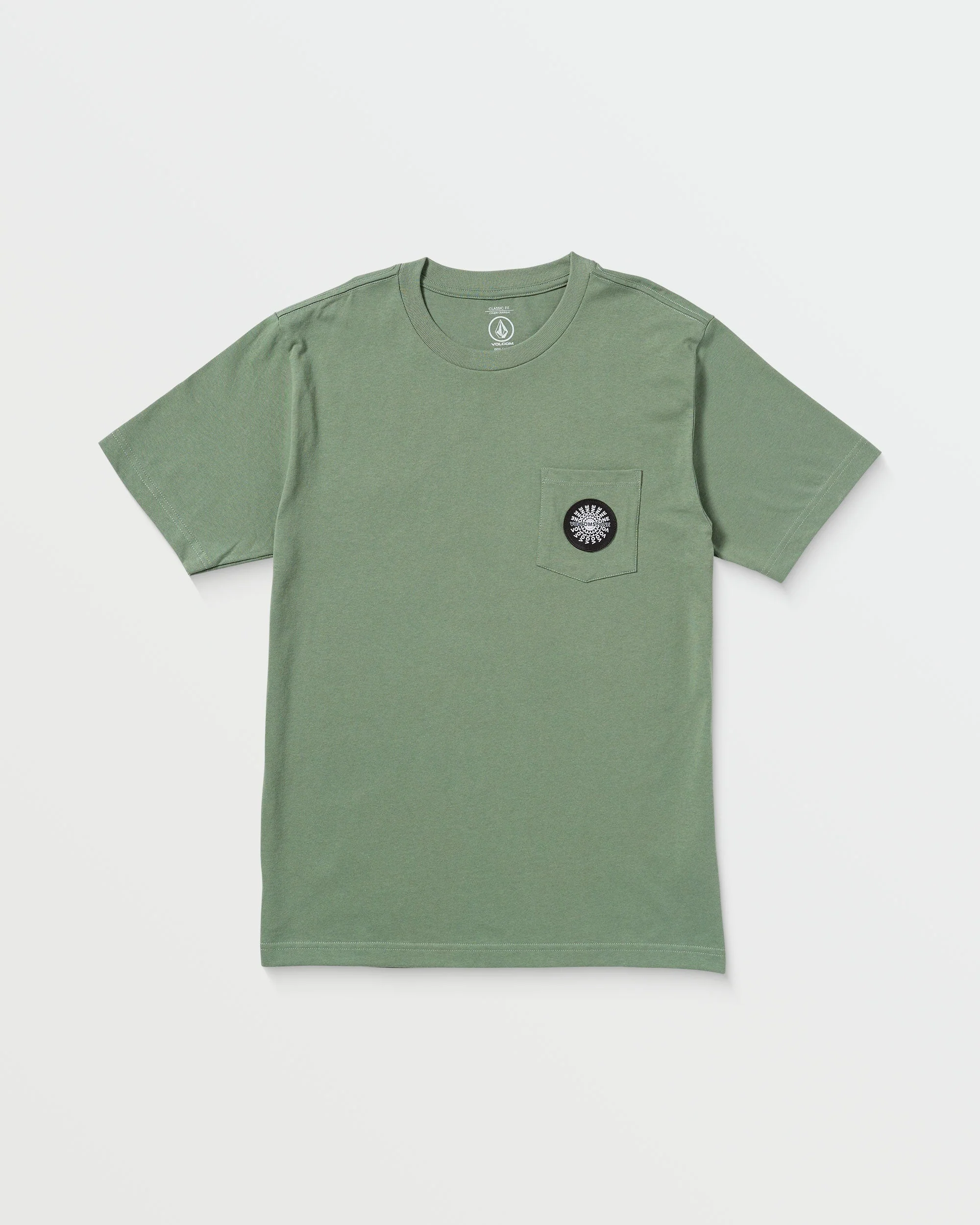 Men's Woven Label Pocket Tee - Image 8