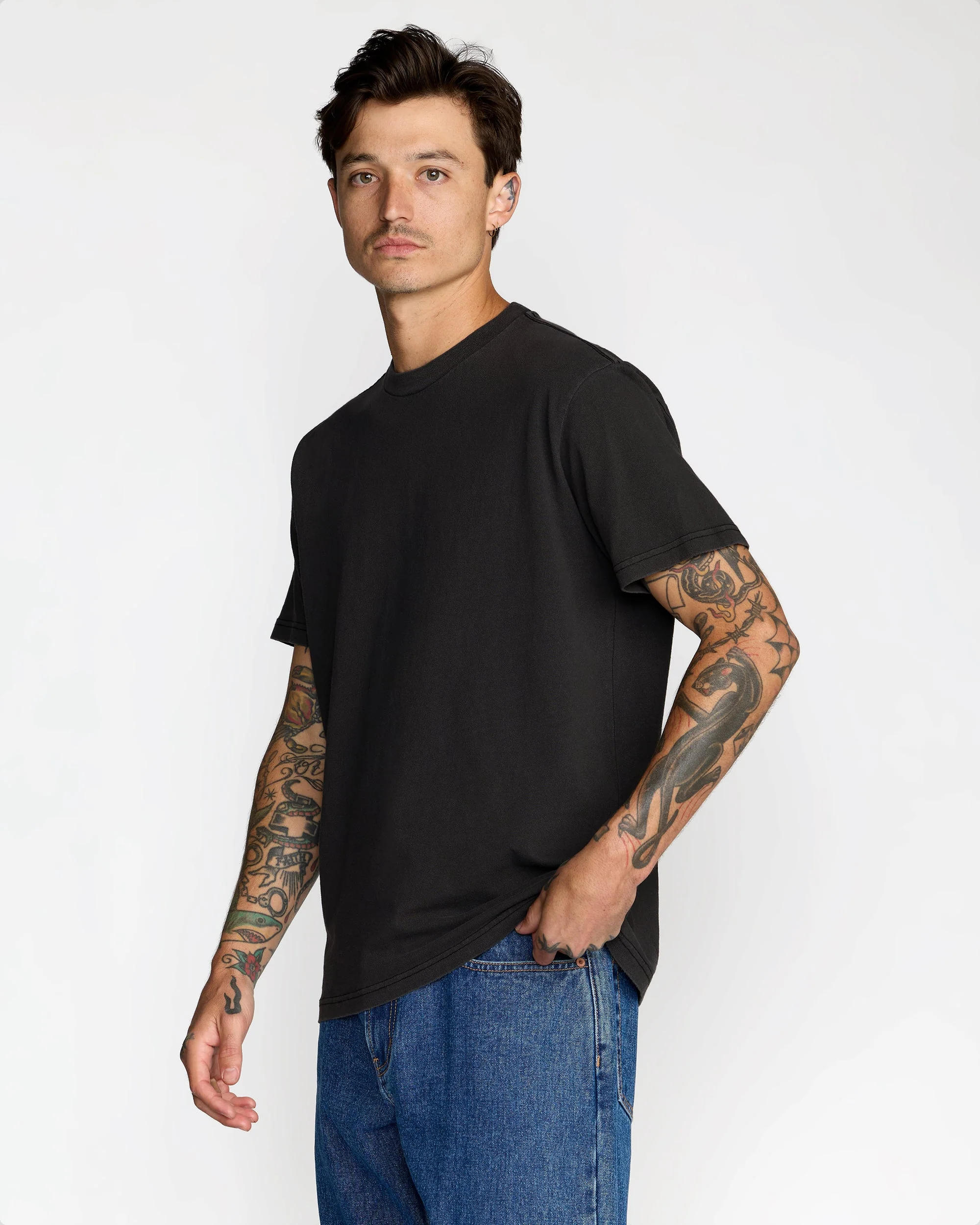 Midweight Label Short Sleeve Tee - Image 3