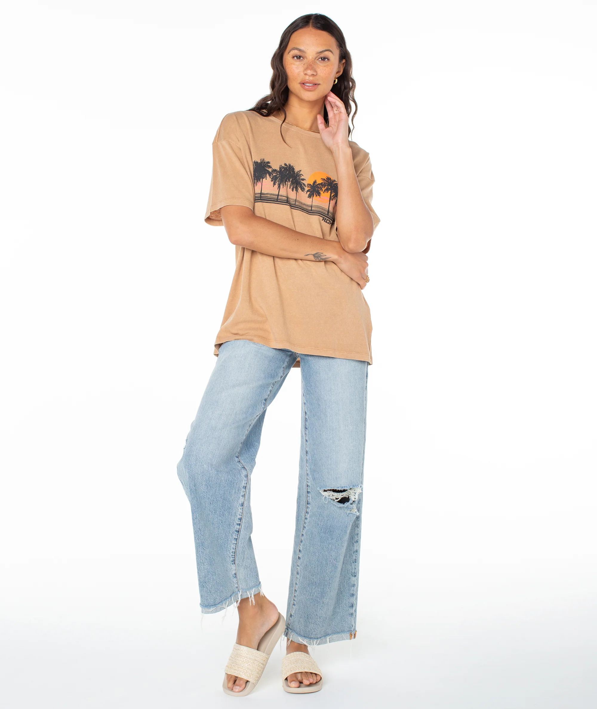 Palm Stripe Tee - Image 3