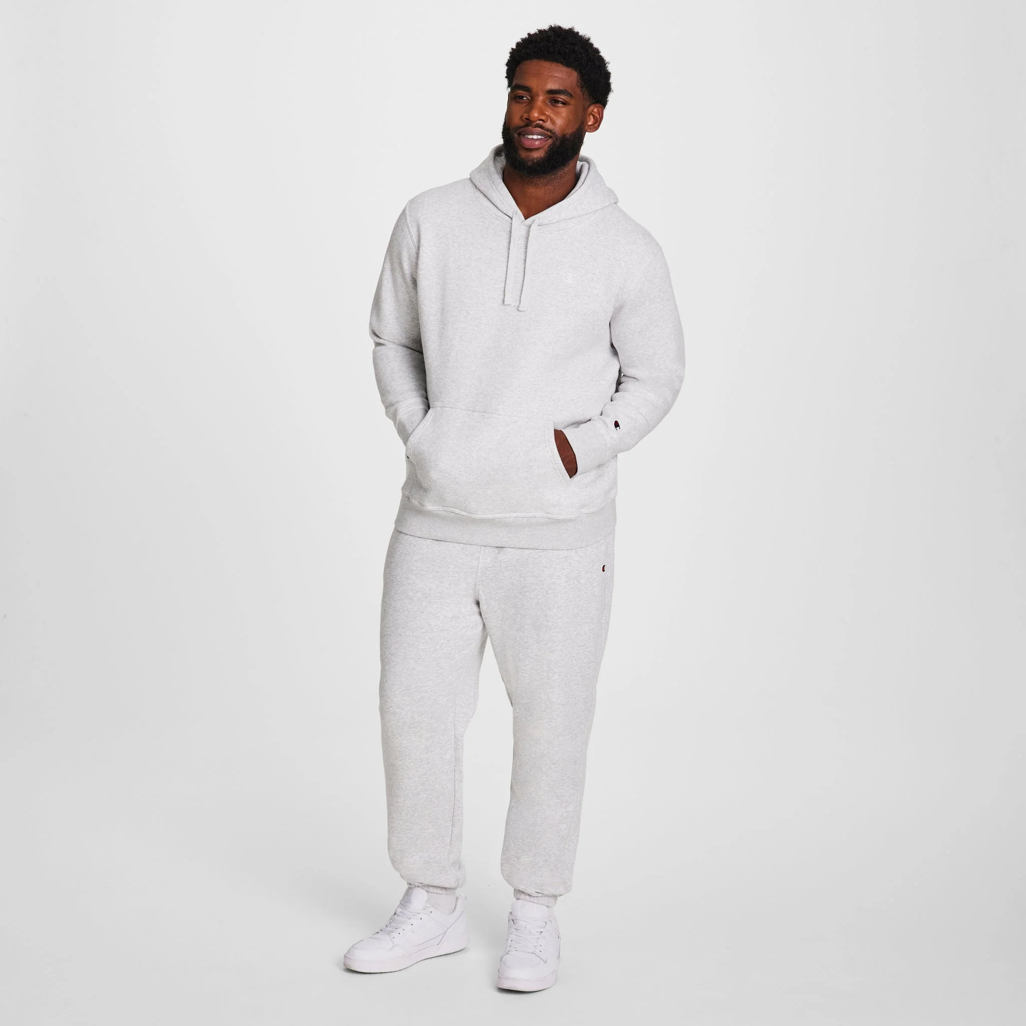 Powerblend Hoodie, C Logo - Big & Tall - Image 4