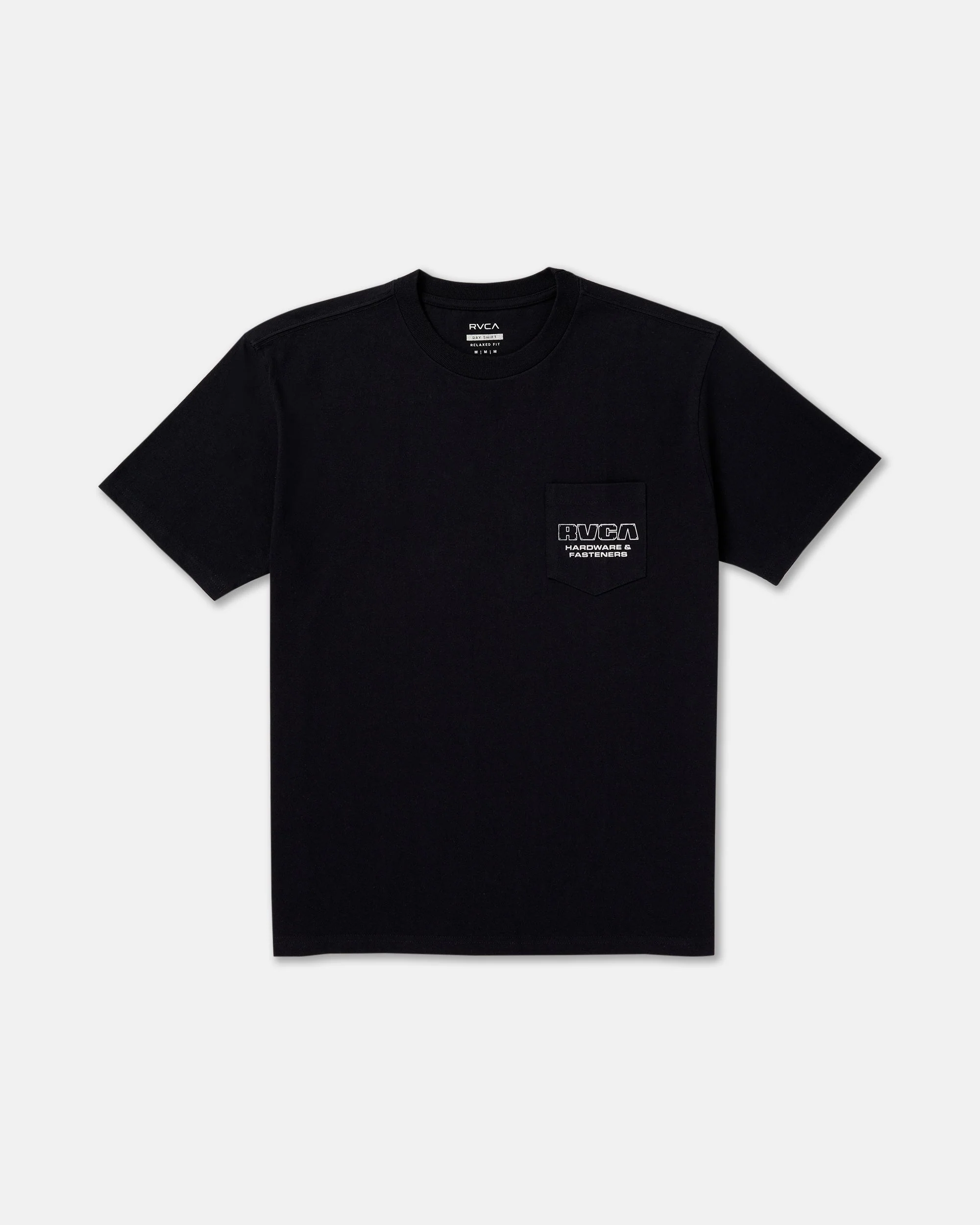 RVCA Fasteners Pocket Short Sleeve Tee