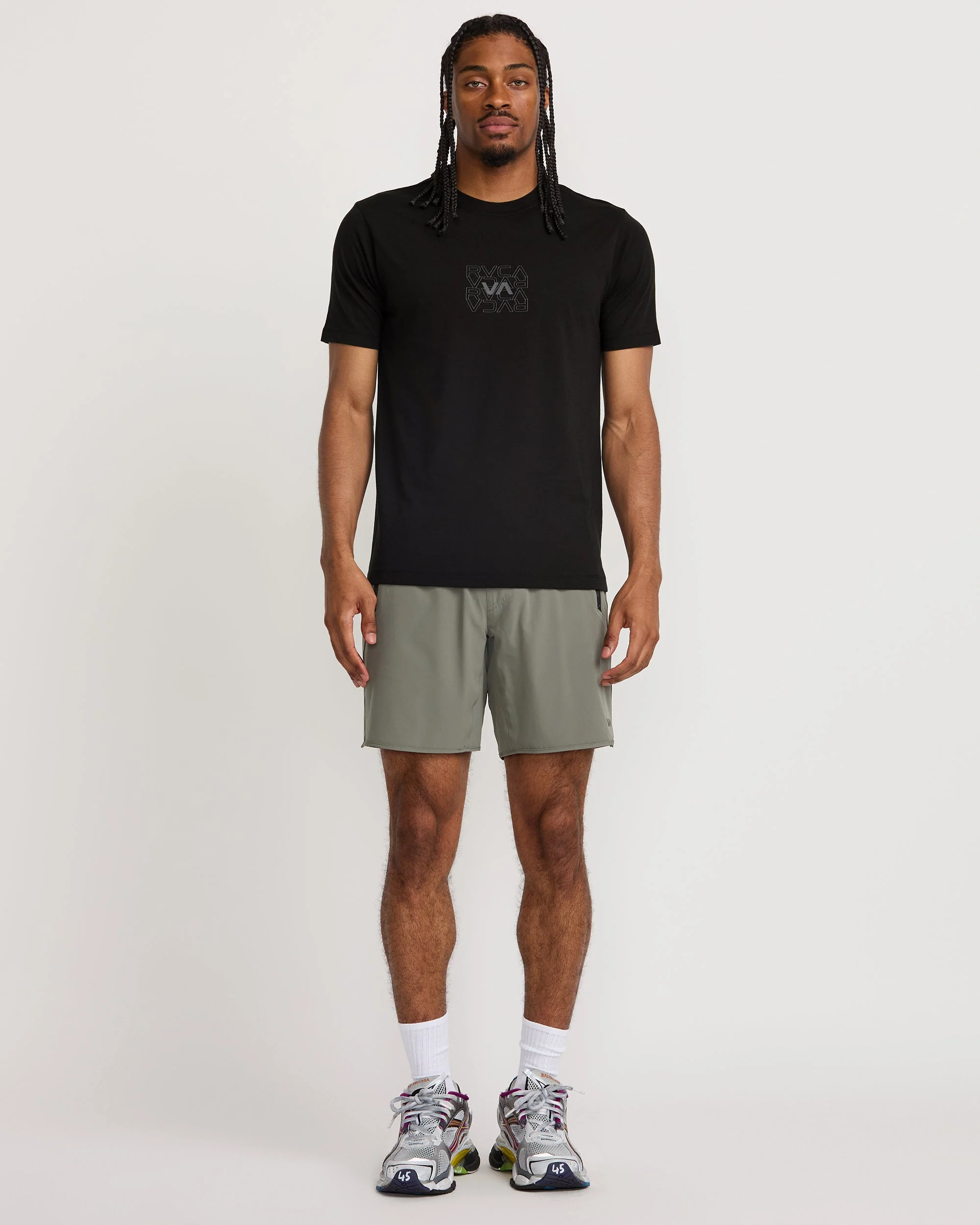 RVCA Pin Flip Short Sleeve Tee - Image 6