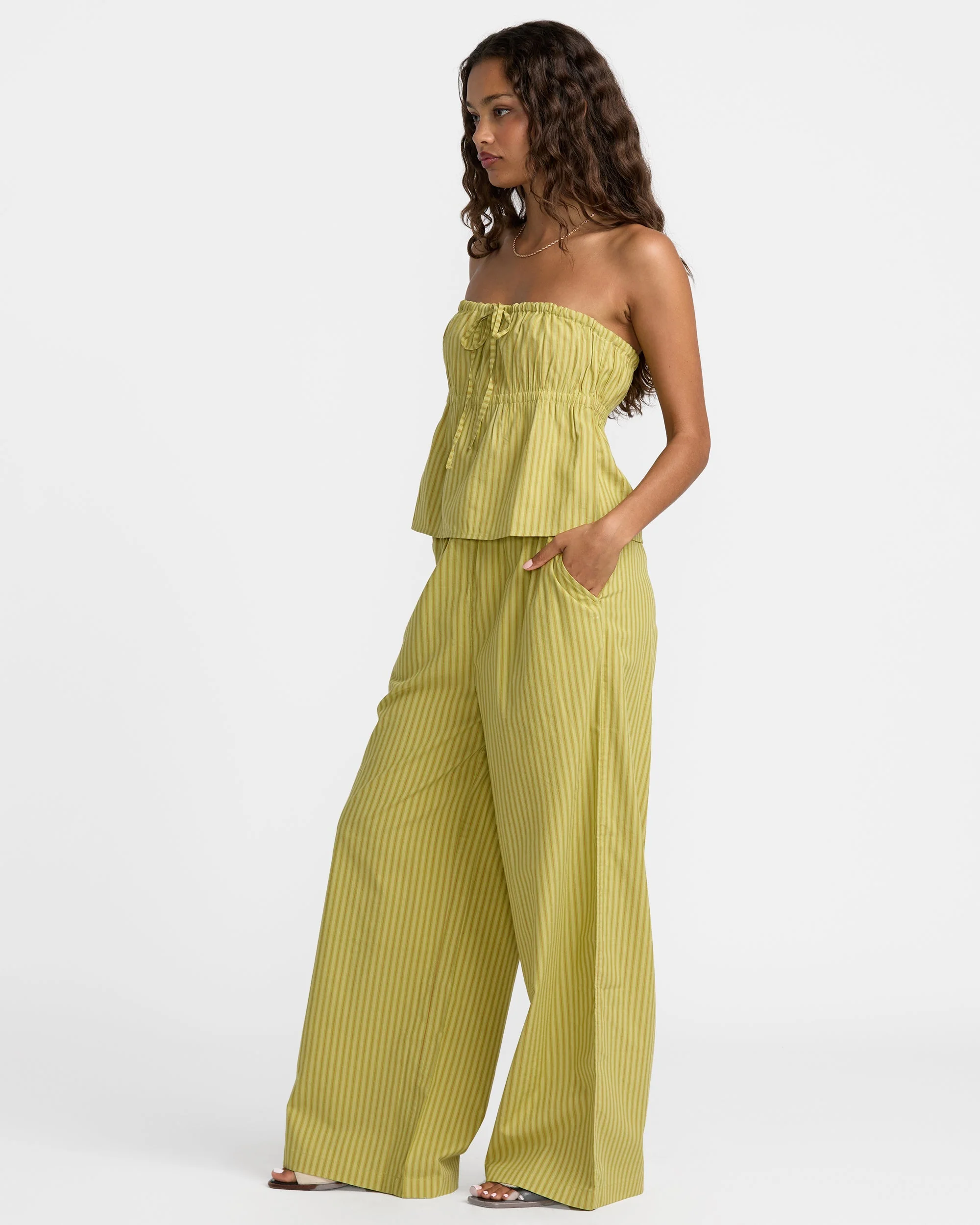 Stripe New Yume Wide Pant - Image 6
