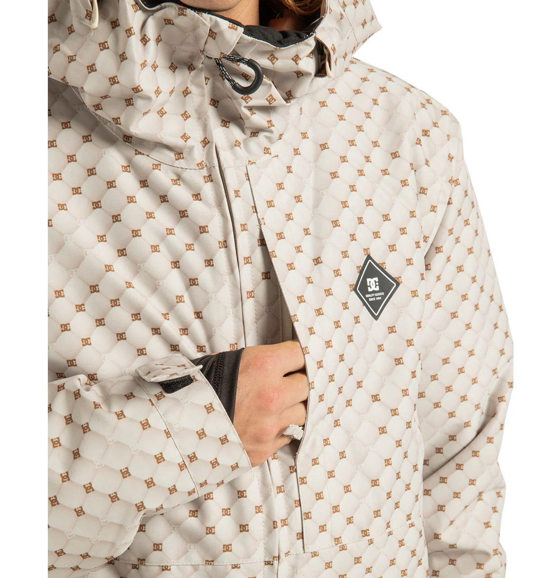 Unisex Basis Print Insulated Jacket - Image 6