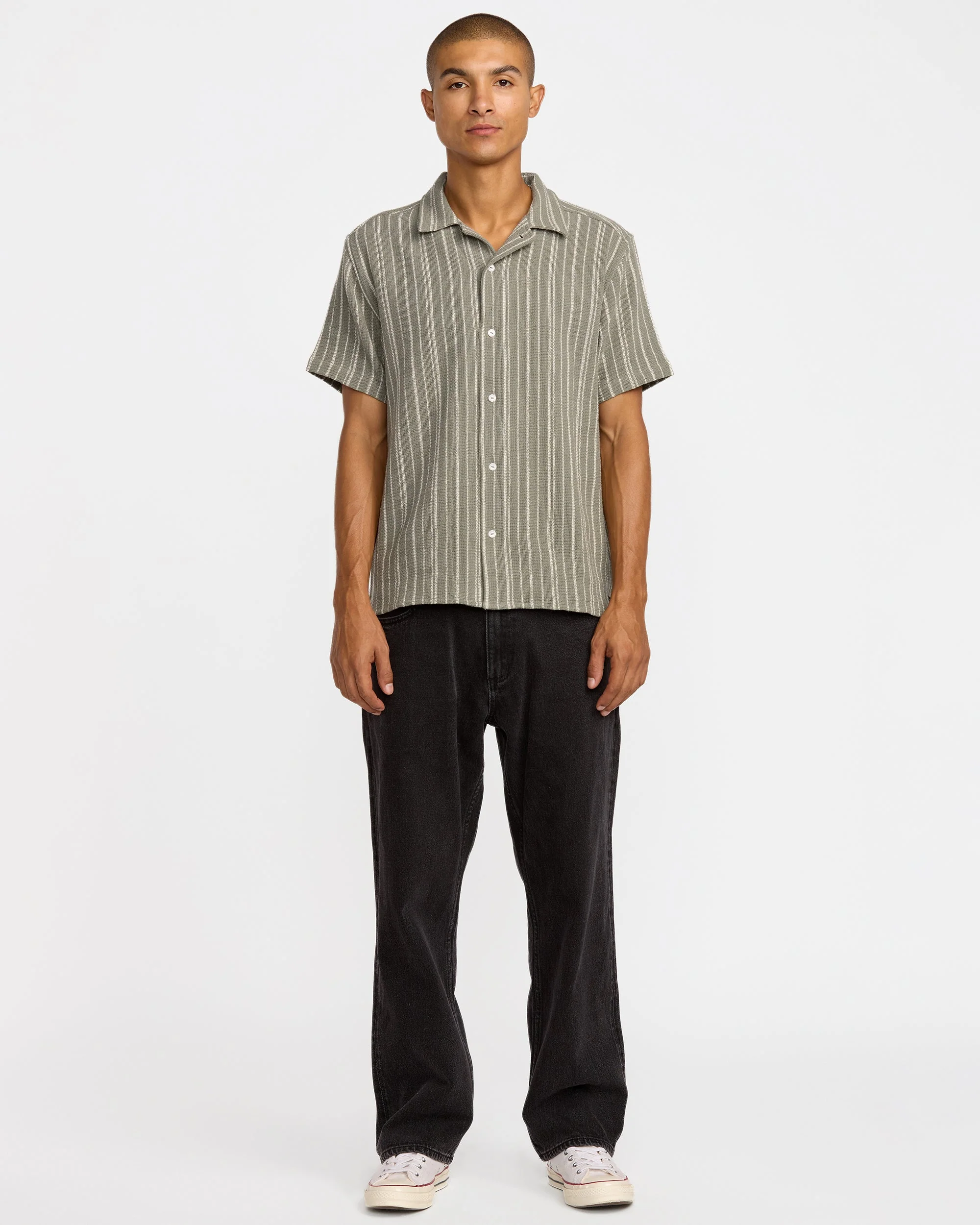 Vacancy Stripe Short Sleeve Shirt - Image 6