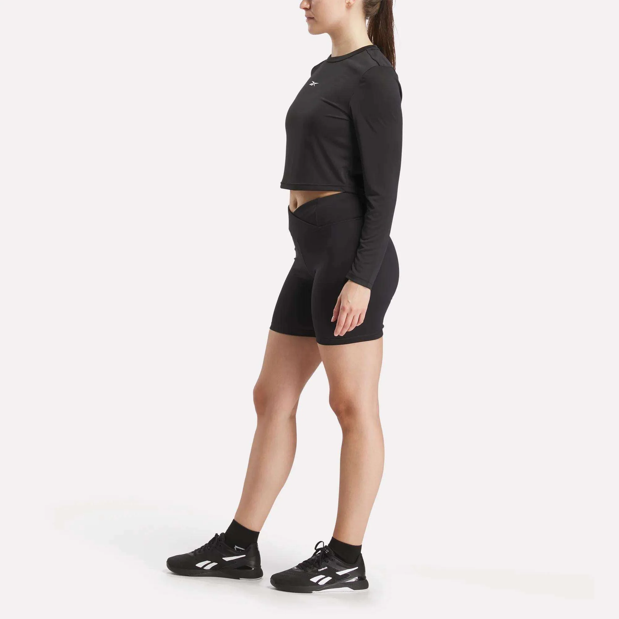 Women's Core Slim Fit Crop Long Sleeve Tee - Image 2