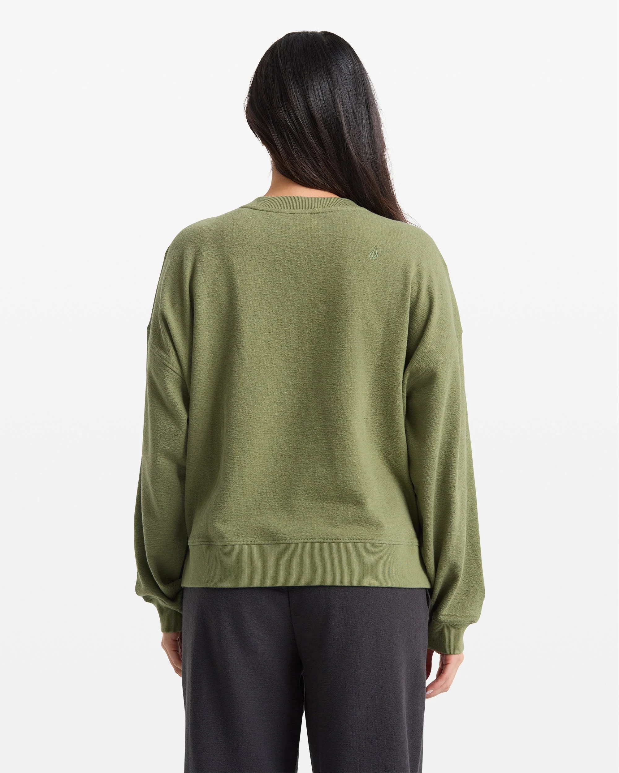 Women's Lived In Fleece Henley - Image 2